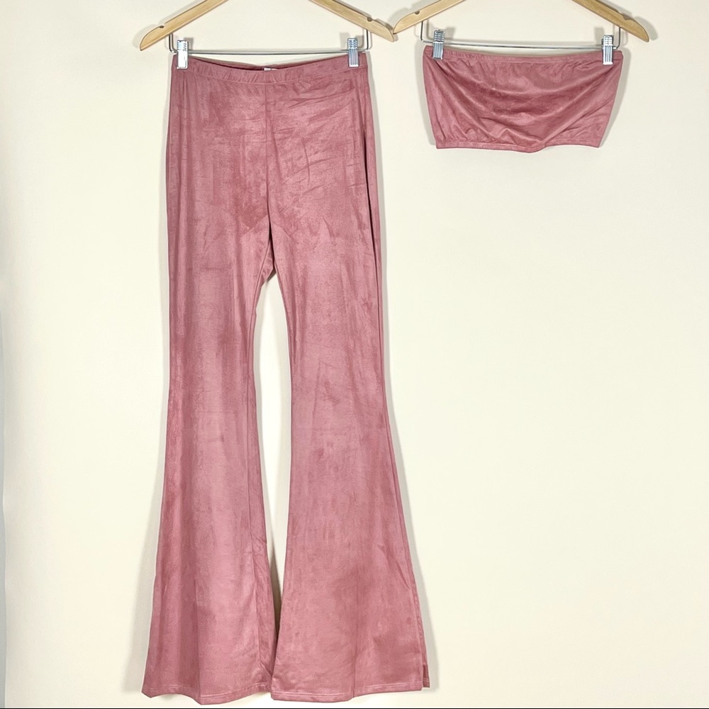 Pink Suede Set
